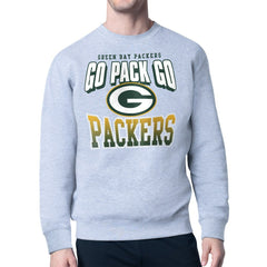 Green Bay Packers Starter Comic Style Sweatshirt Gray - NFL
