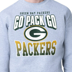 Green Bay Packers Starter Comic Style Sweatshirt Gray - NFL