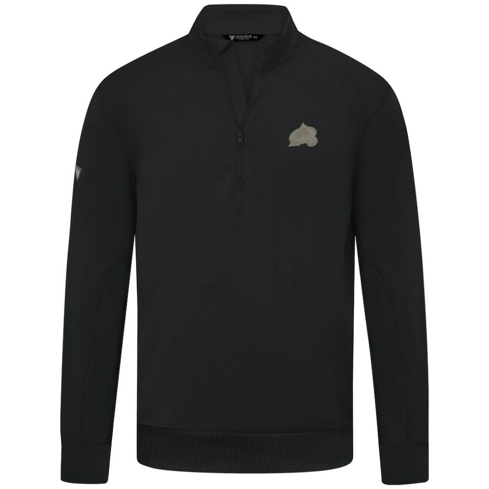 Colorado Avalanche - Levelwear Copper Upright Quarter-Zip Pullover Black