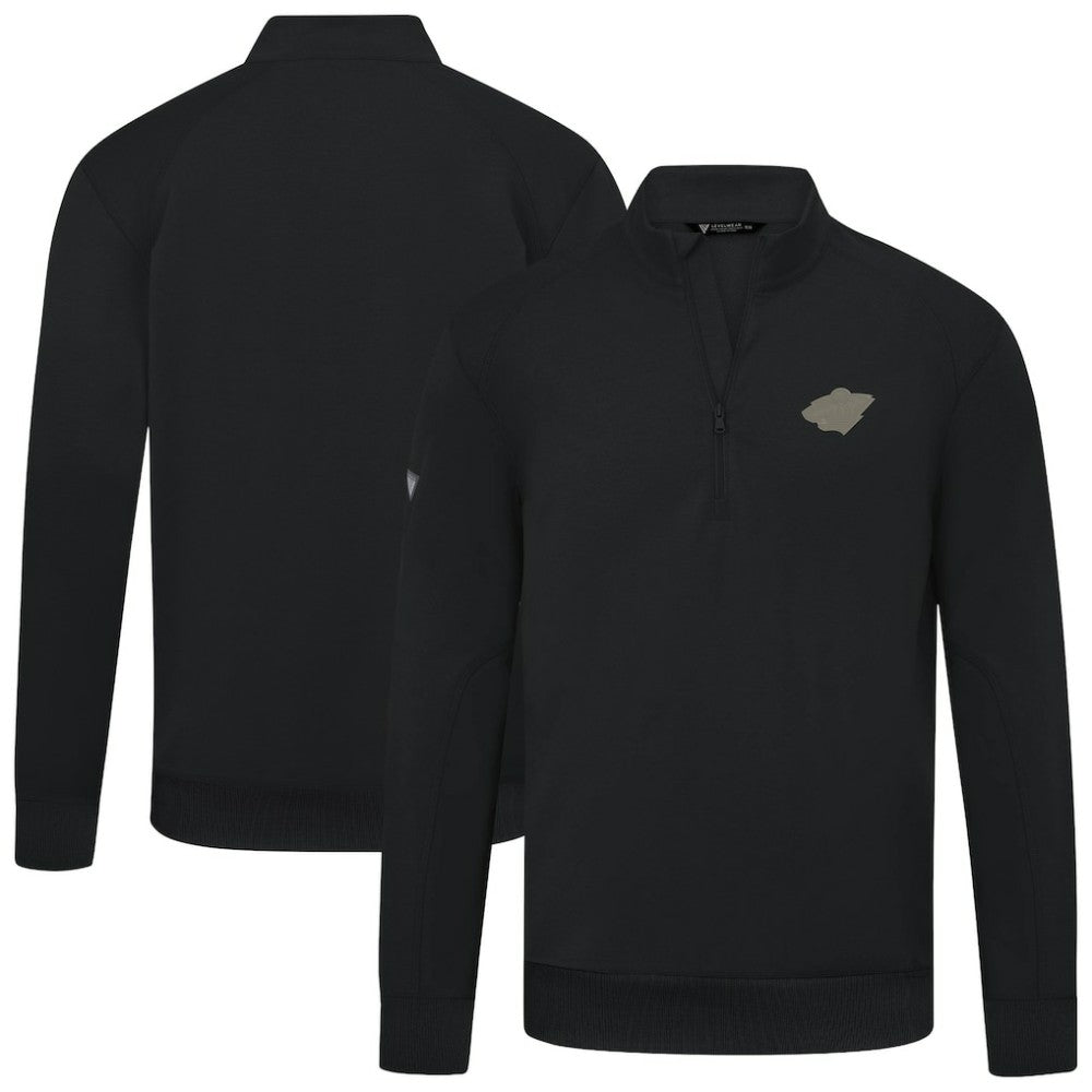 Minnesota Wild - Levelwear Copper Upright Quarter-Zip Pullover Black