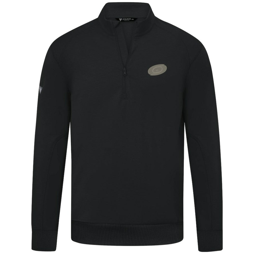 Carolina Hurricanes - Levelwear Copper Upright Quarter-Zip Pullover Black