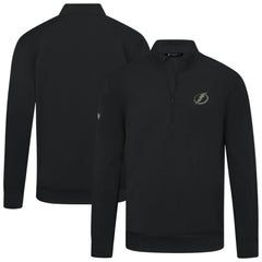 Tampa Bay Lightning - Levelwear Copper Upright Quarter-Zip Pullover Black