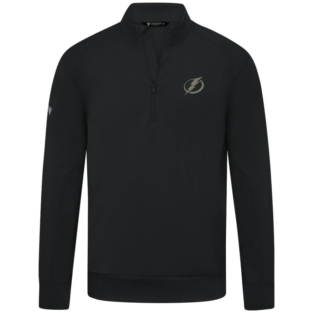 Tampa Bay Lightning - Levelwear Copper Upright Quarter-Zip Pullover Black