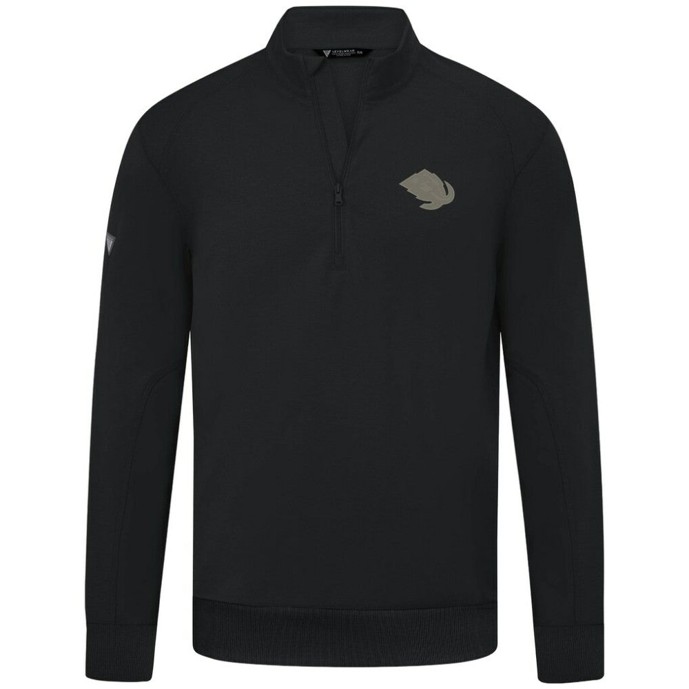 Utah Mammoth - Levelwear Copper Upright Quarter-Zip Pullover Black