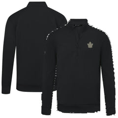 Toronto Maple Leafs - Levelwear Copper Upright Quarter-Zip Pullover Black