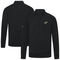 Detroit Red Wings - Levelwear Copper Upright Quarter-Zip Pullover Black