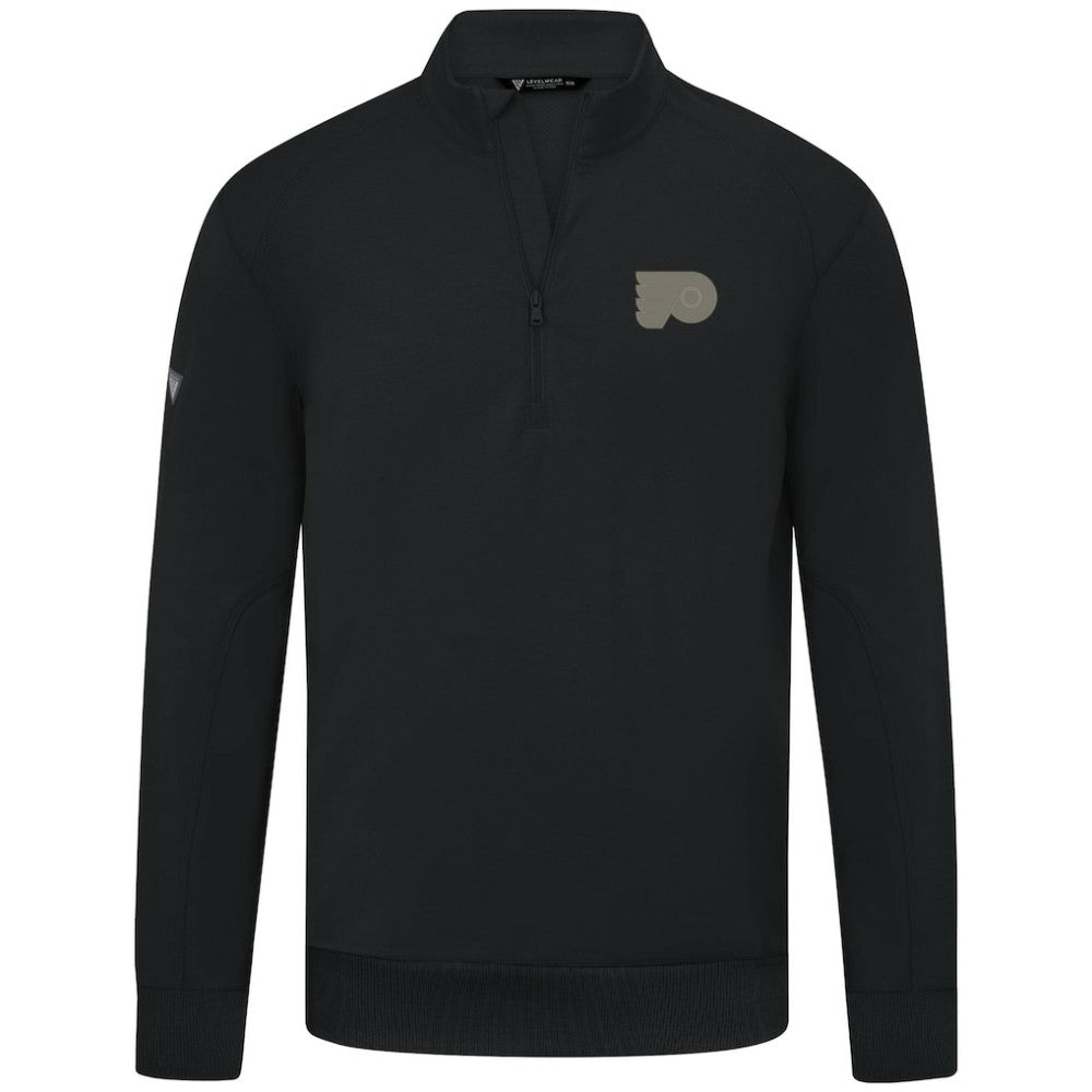 Philadelphia Flyers - Levelwear Copper Upright Quarter-Zip Pullover Black