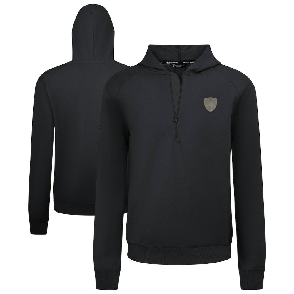 Florida Panthers - Levelwear Technic Quarter-Zip Pullover Hoodie Black