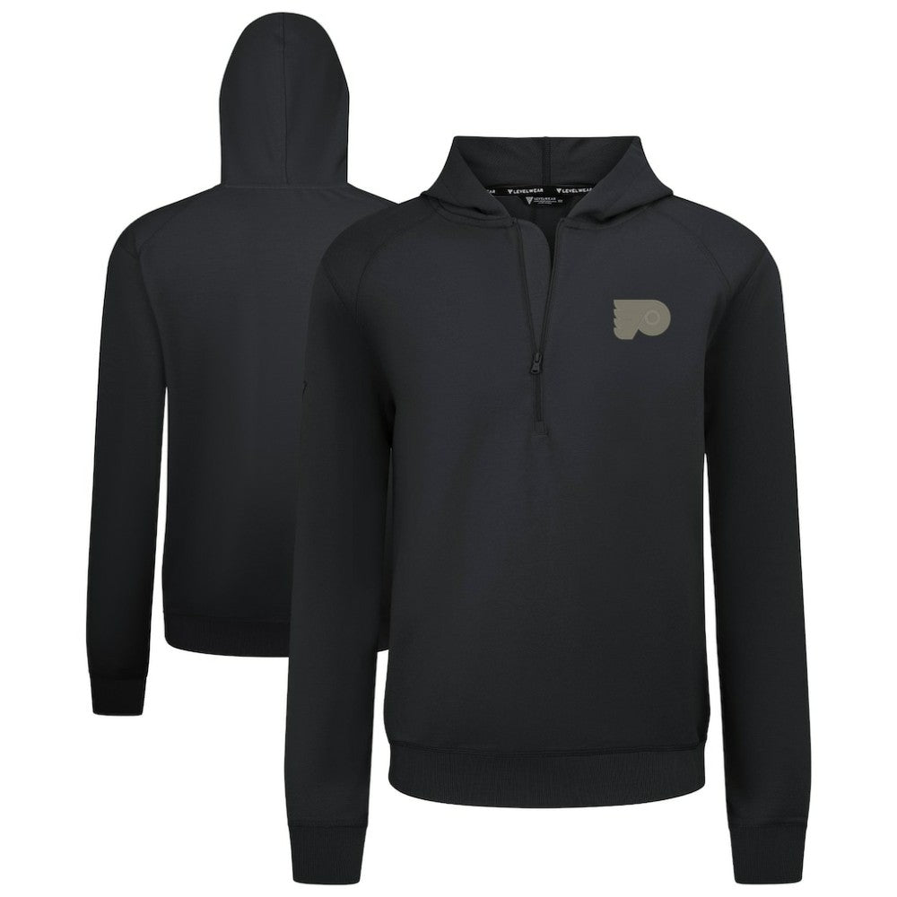 Philadelphia Flyers - Levelwear Technic Quarter-Zip Pullover Hoodie Black
