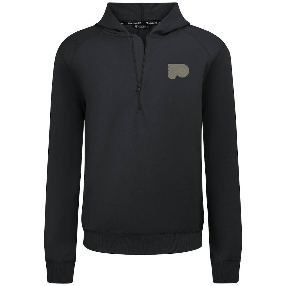 Philadelphia Flyers - Levelwear Technic Quarter-Zip Pullover Hoodie Black