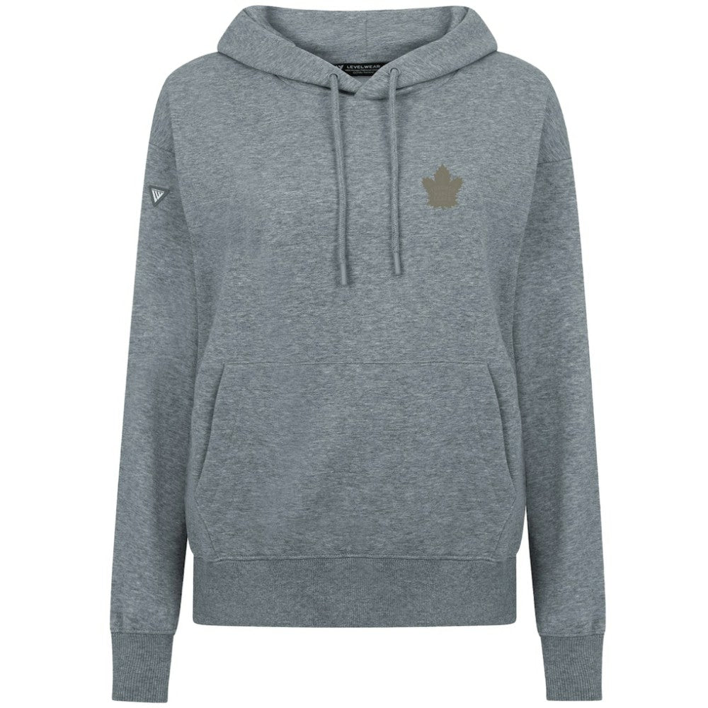 Toronto Maple Leafs - Levelwear Women's Adorn Copper Hoodie Gray