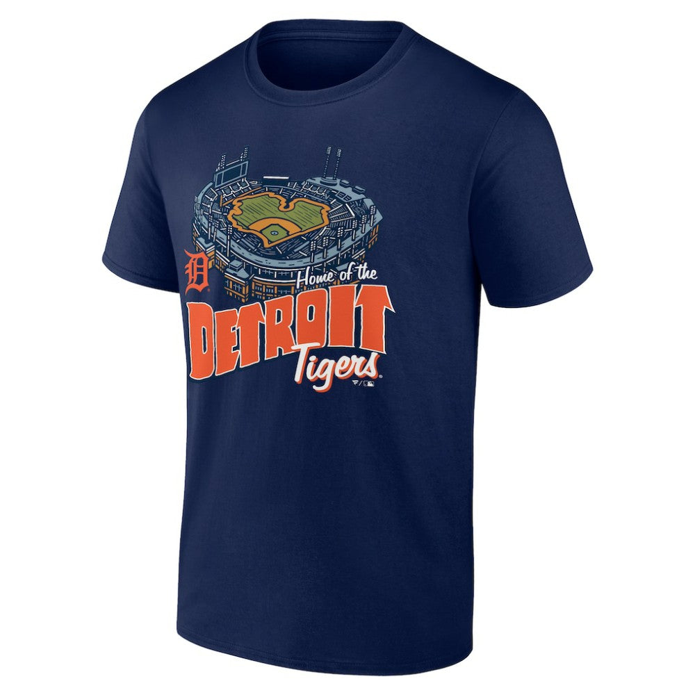 Detroit Tigers Navy Home Stadium T-Shirt Clearance