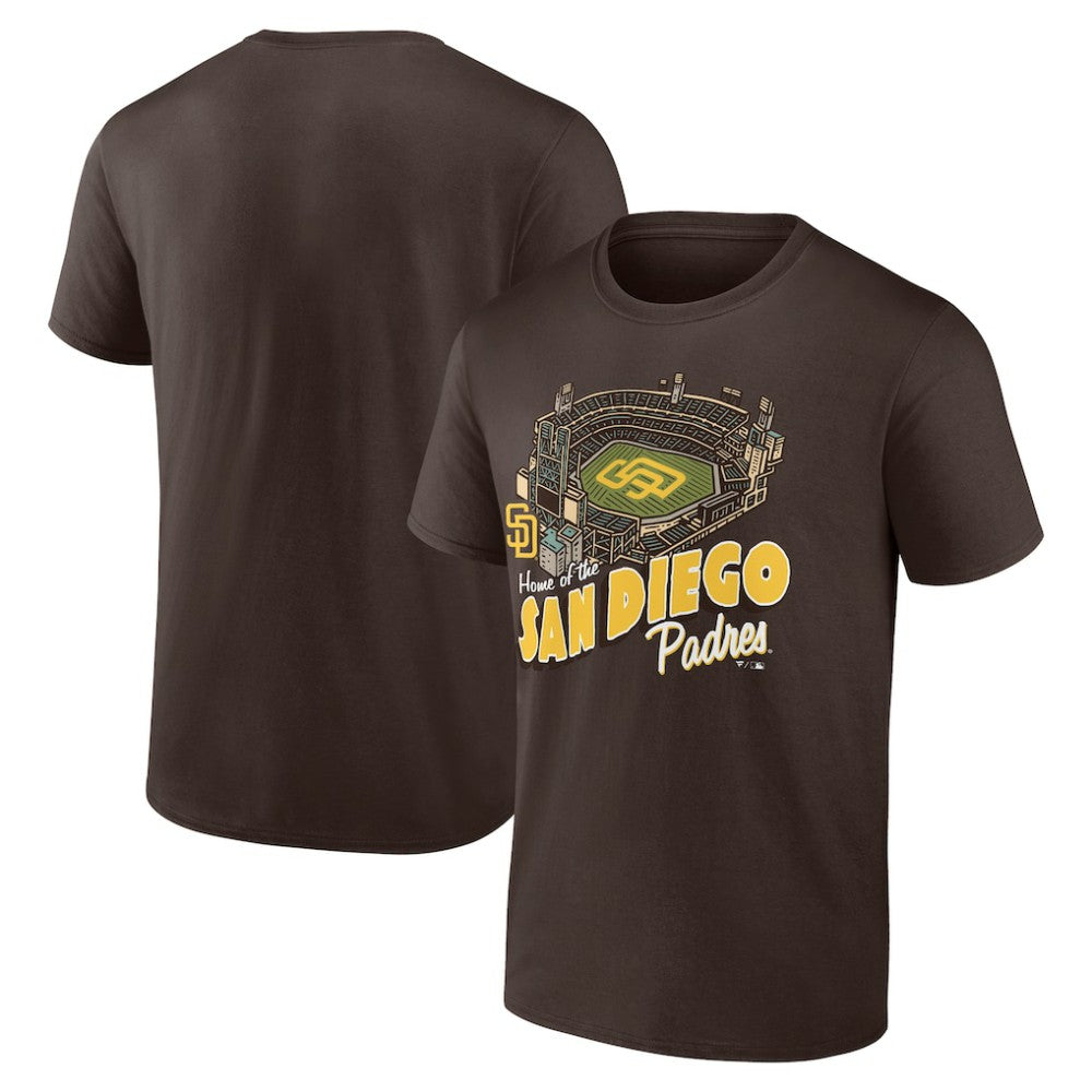 San Diego Padres Brown Home Stadium T-Shirt Lifestyle