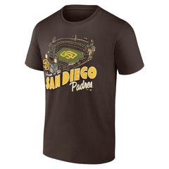 San Diego Padres Brown Home Stadium T-Shirt Lifestyle