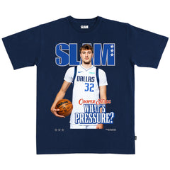 NBA - Cooper Flagg Dallas Mavericks SLAM Unisex Cover T-Shirt - Navy