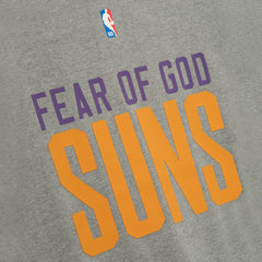NBA - Phoenix Suns Fear of God x NBA Classic Fit T-Shirt - Dark Heather Gray
