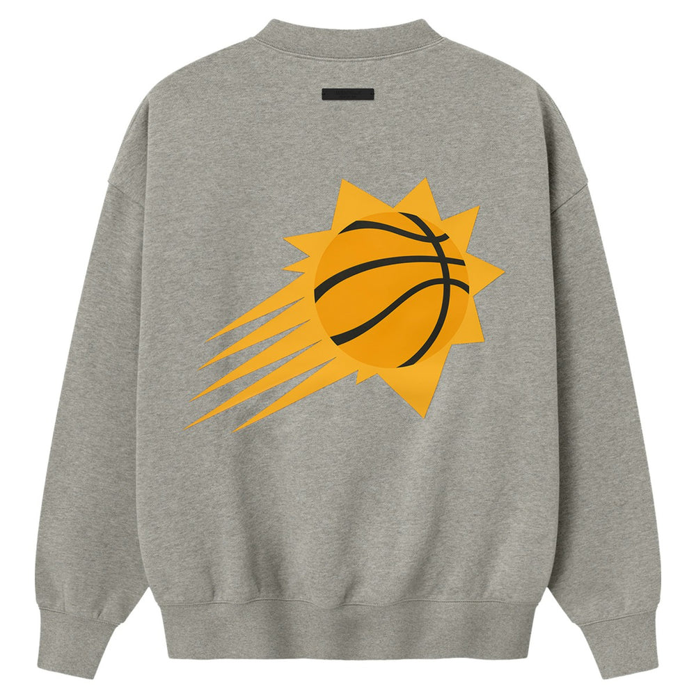 NBA - Phoenix Suns Fear of God x NBA Sport Fit Sweatshirt - Heather Gray