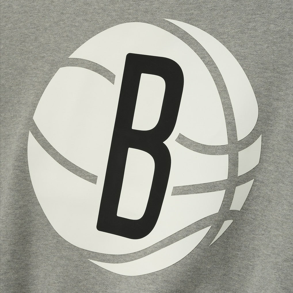 NBA - Brooklyn Nets Fear of God x NBA Sport Fit T-Shirt - Heather Gray