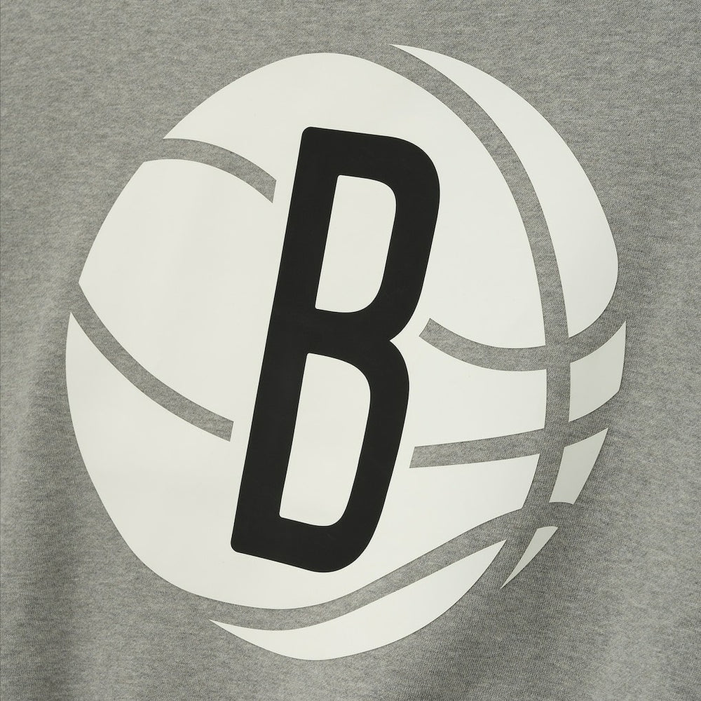 NBA - Brooklyn Nets Fear of God x NBA Sport Fit T-Shirt - Heather Gray