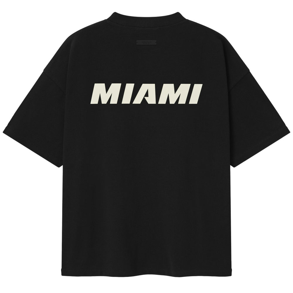 NBA - Miami Heat Fear of God x NBA Unisex 90s T-Shirt - Heather Black