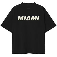 NBA - Miami Heat Fear of God x NBA Unisex 90s T-Shirt - Heather Black