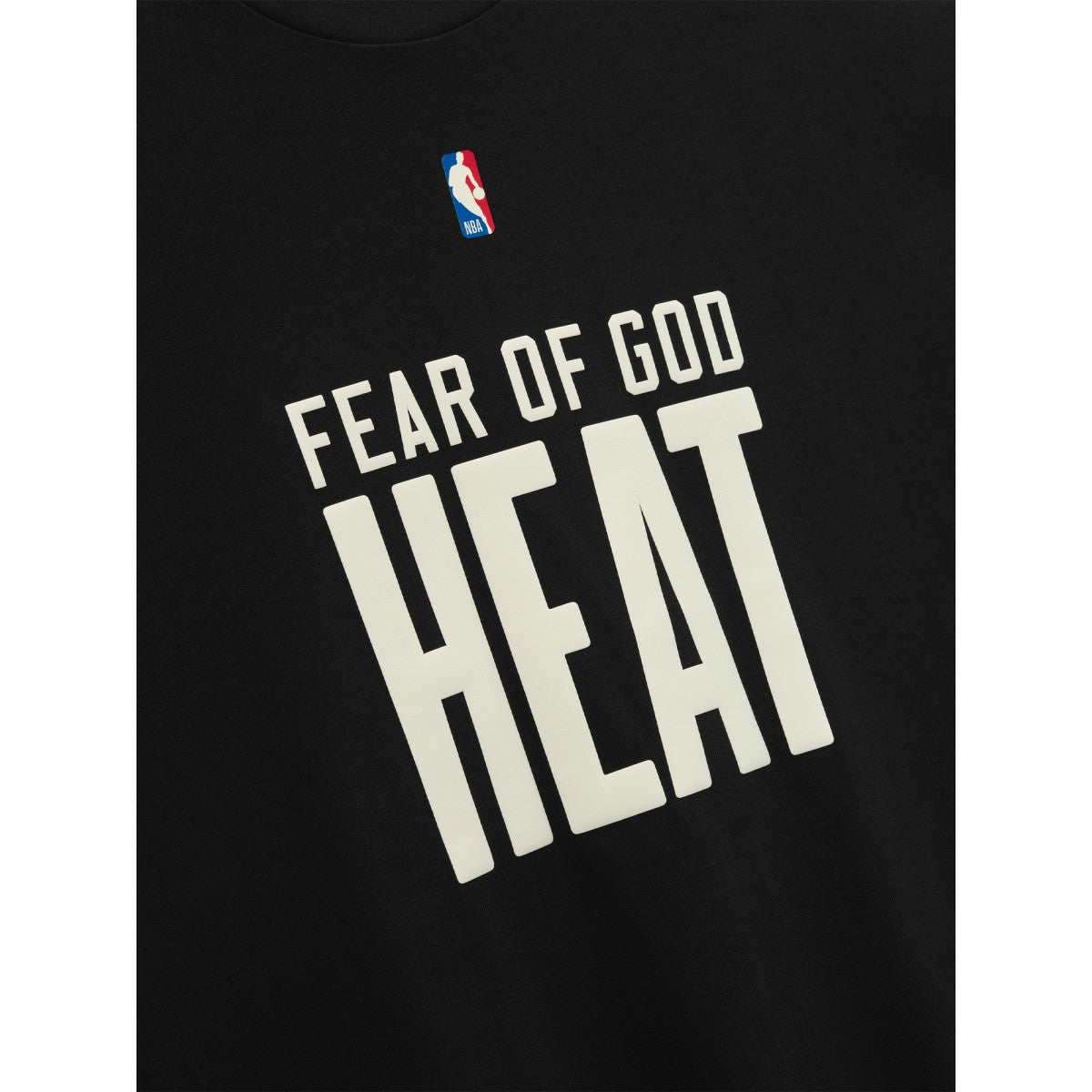 NBA - Miami Heat Fear of God x NBA Unisex 90s T-Shirt - Heather Black