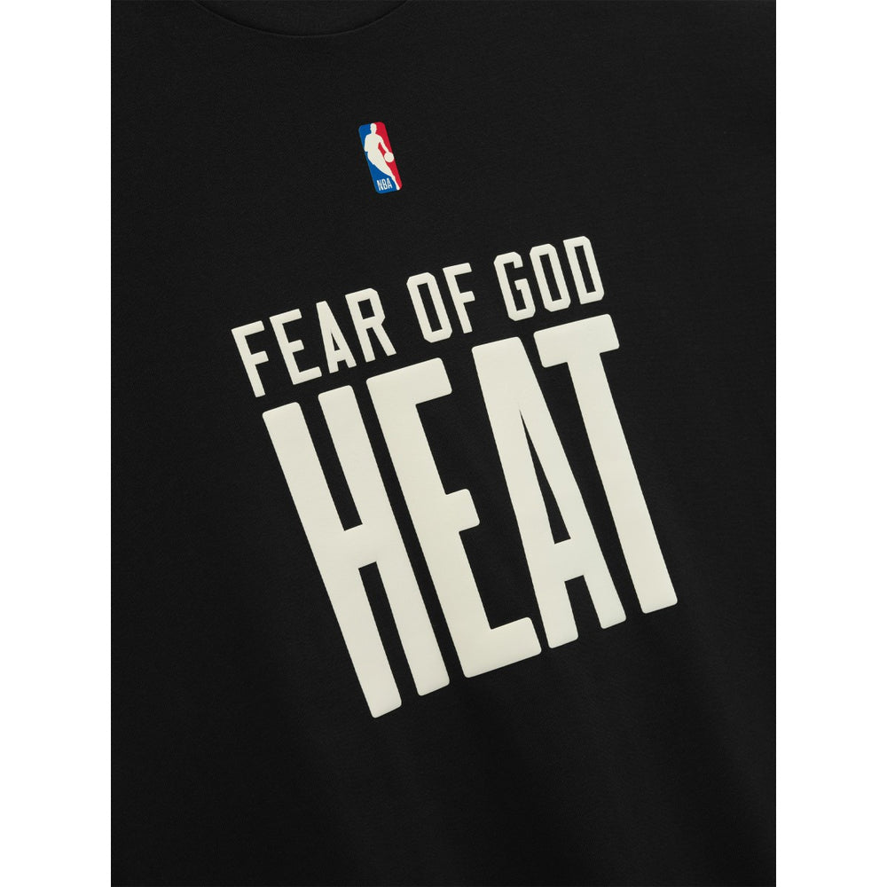 NBA - Miami Heat Fear of God x NBA Unisex 90s T-Shirt - Heather Black