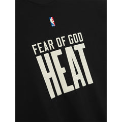 NBA - Miami Heat Fear of God x NBA Unisex 90s T-Shirt - Heather Black