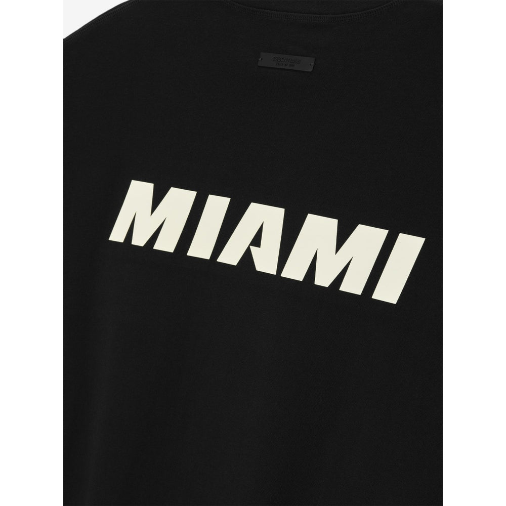 NBA - Miami Heat Fear of God x NBA Unisex 90s T-Shirt - Heather Black