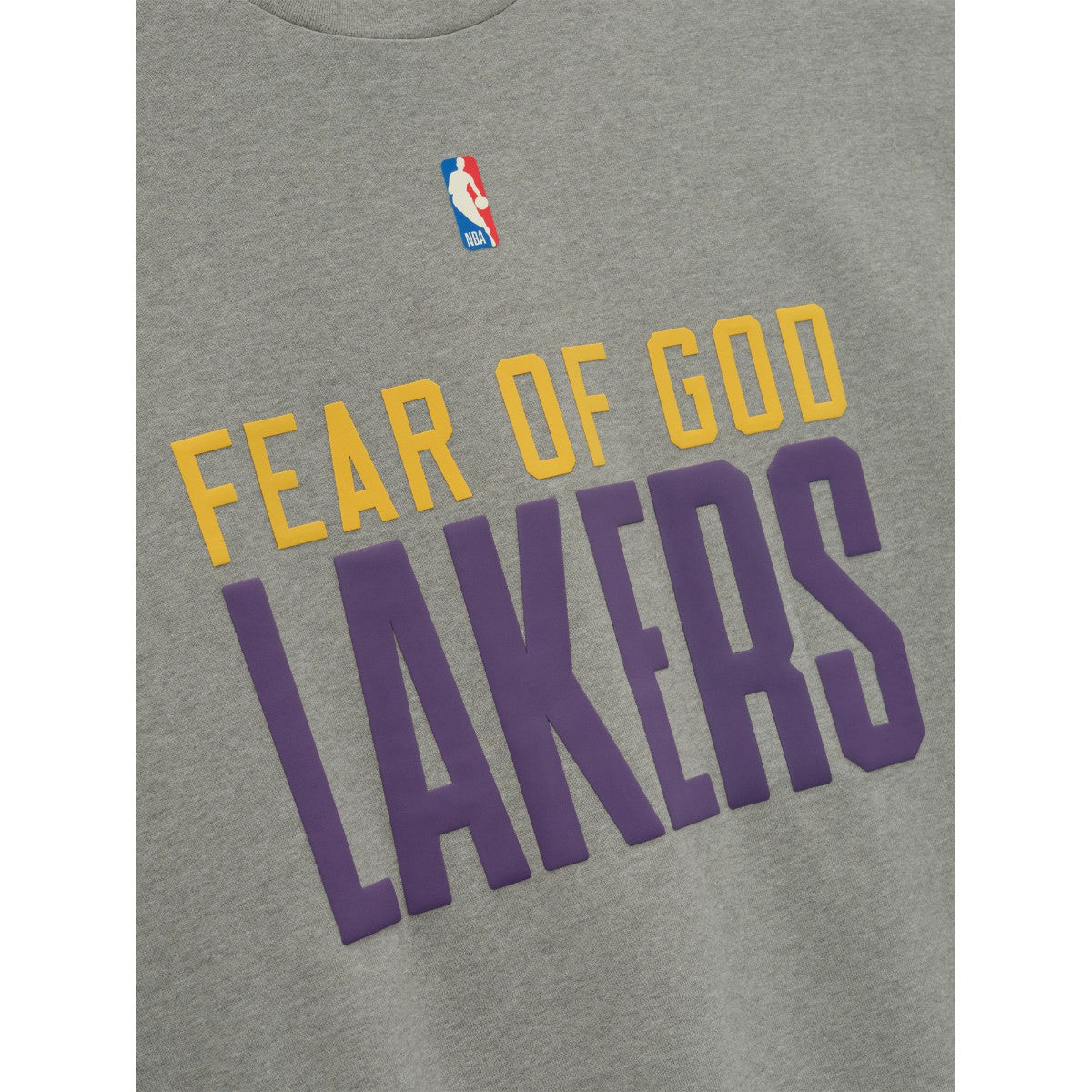 NBA - Los Angeles Lakers Fear of God x NBA Unisex 90s T-Shirt - Heather Gray