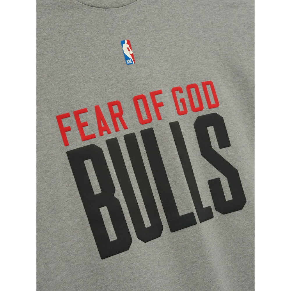 NBA - Chicago Bulls Fear of God x NBA Unisex 90s T-Shirt - Heather Gray