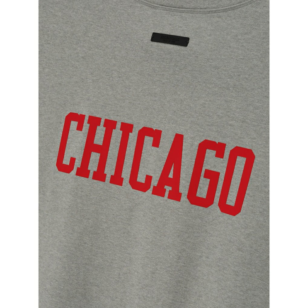 NBA - Chicago Bulls Fear of God x NBA Unisex 90s T-Shirt - Heather Gray