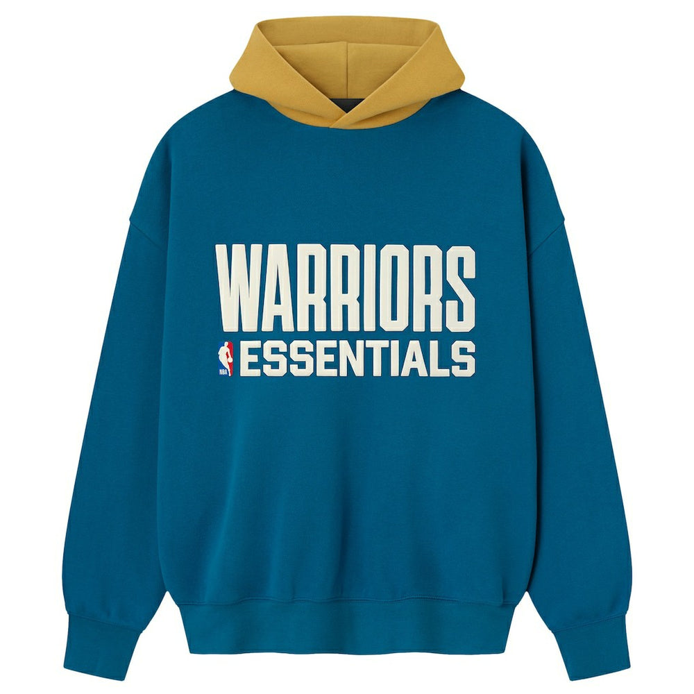 NBA - Golden State Warriors Fear of God x NBA Unisex Sport Hoodie - Royal/Gold