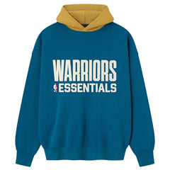 NBA - Golden State Warriors Fear of God x NBA Unisex Sport Hoodie - Royal/Gold