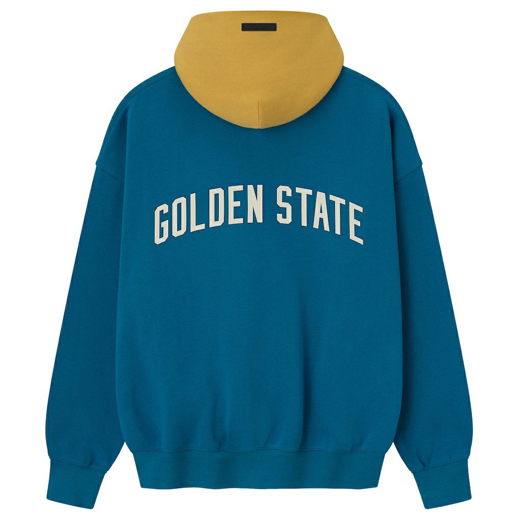 NBA - Golden State Warriors Fear of God x NBA Unisex Sport Hoodie - Royal/Gold