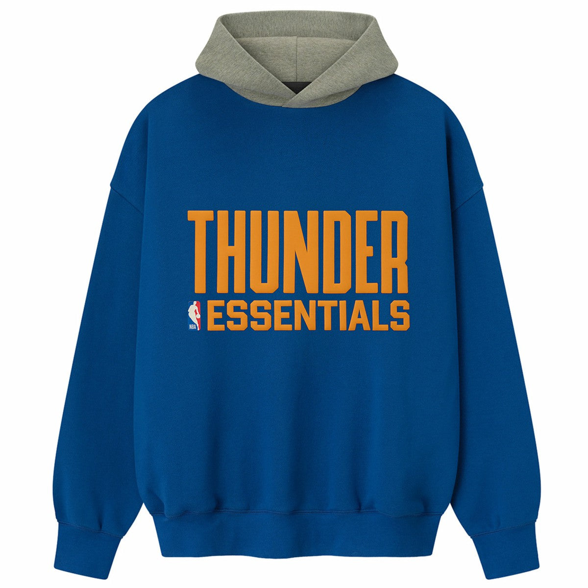 NBA - Oklahoma City Thunder Fear of God x NBA Unisex Sport Hoodie - Blue/Heather Gray