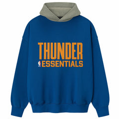 NBA - Oklahoma City Thunder Fear of God x NBA Unisex Sport Hoodie - Blue/Heather Gray