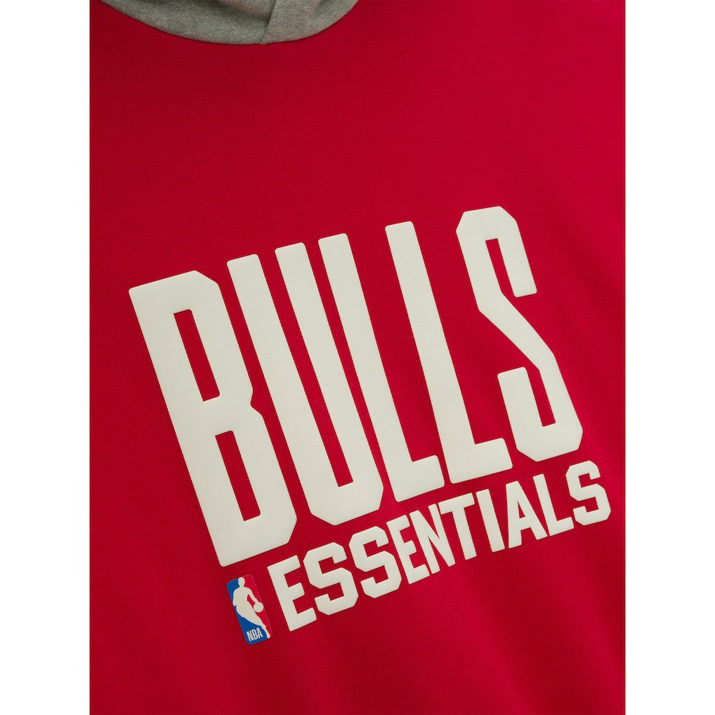 NBA - Chicago Bulls Fear of God x NBA Unisex Sport Hoodie - Red/Heather Gray