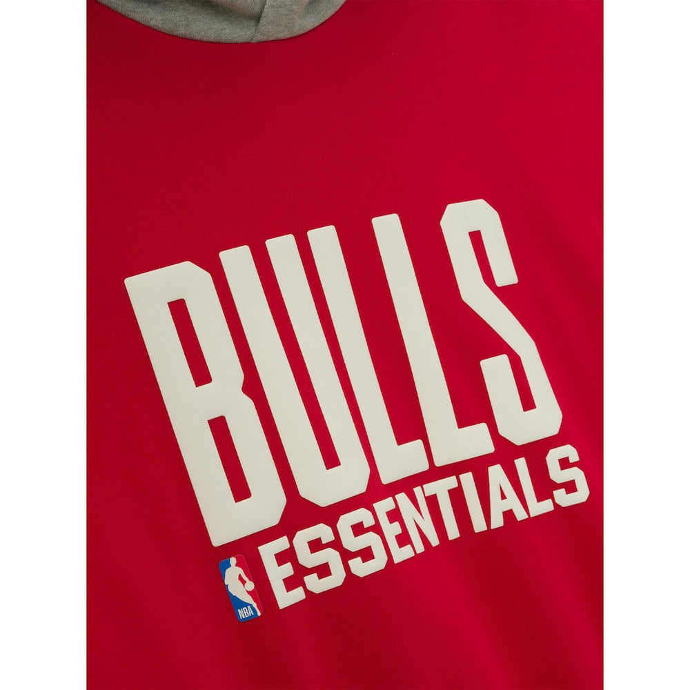 NBA - Chicago Bulls Fear of God x NBA Unisex Sport Hoodie - Red/Heather Gray
