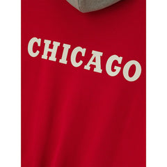 NBA - Chicago Bulls Fear of God x NBA Unisex Sport Hoodie - Red/Heather Gray