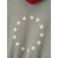 NBA - Philadelphia 76ers Fear of God x NBA Unisex Sport Hoodie - Heather Gray/Red
