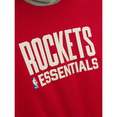NBA - Houston Rockets Fear of God x NBA Unisex Sport Hoodie - Red/Heather Gray
