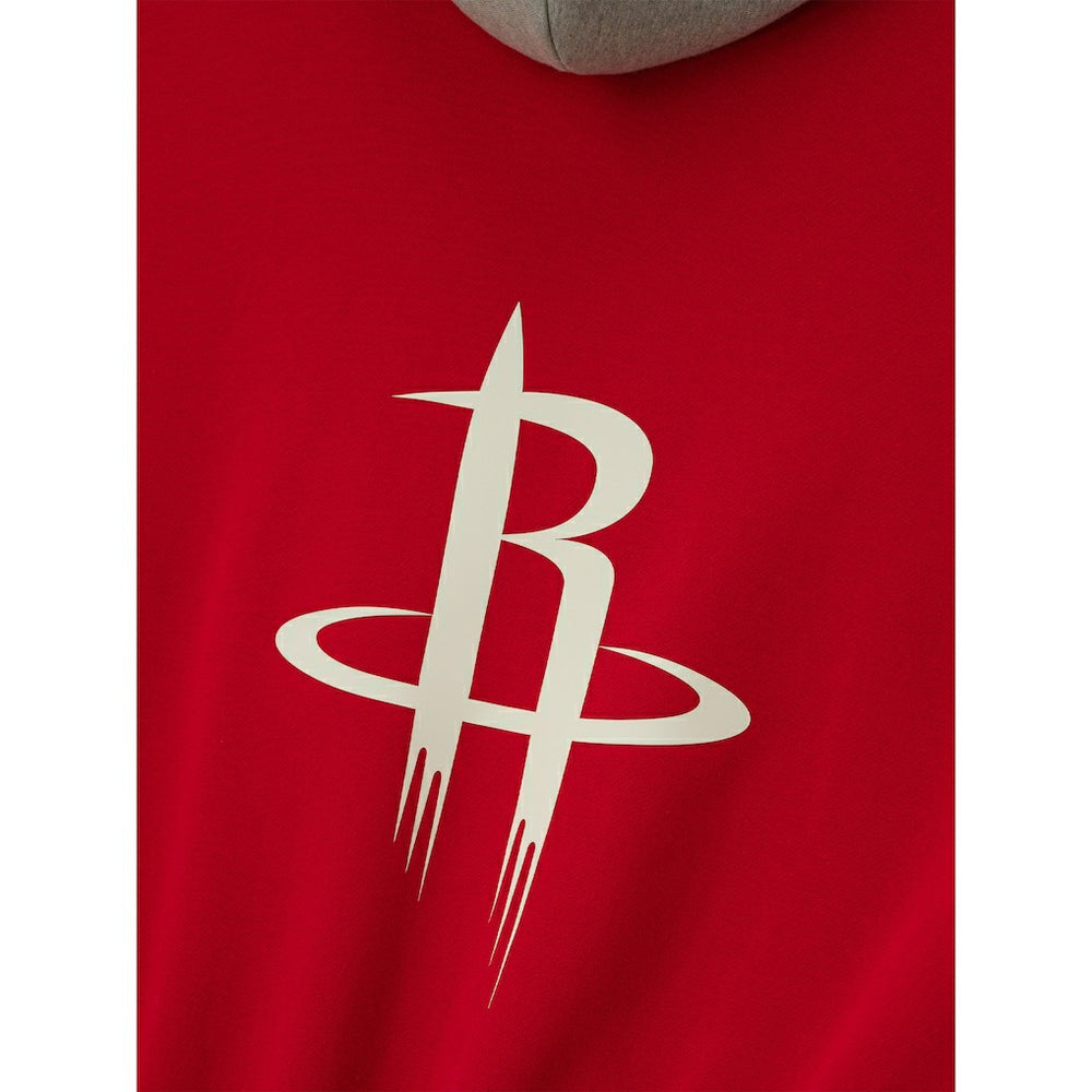 NBA - Houston Rockets Fear of God x NBA Unisex Sport Hoodie - Red/Heather Gray