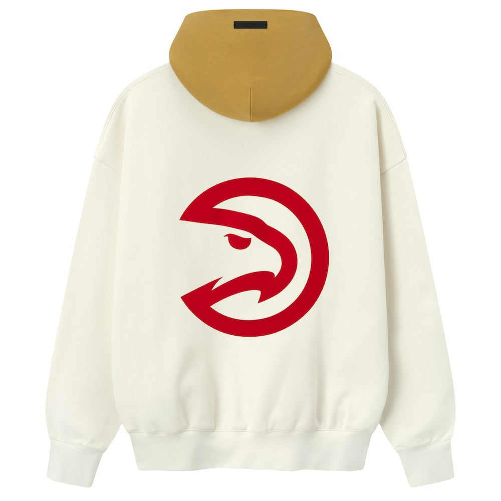 NBA - Atlanta Hawks Fear of God x NBA Unisex Sport Hoodie - Cream/Yellow