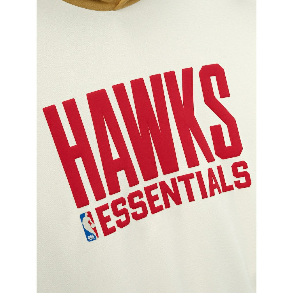 NBA - Atlanta Hawks Fear of God x NBA Unisex Sport Hoodie - Cream/Yellow
