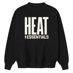 NBA - Miami Heat Fear of God x NBA Unisex Sport Sweatshirt - Heather Black