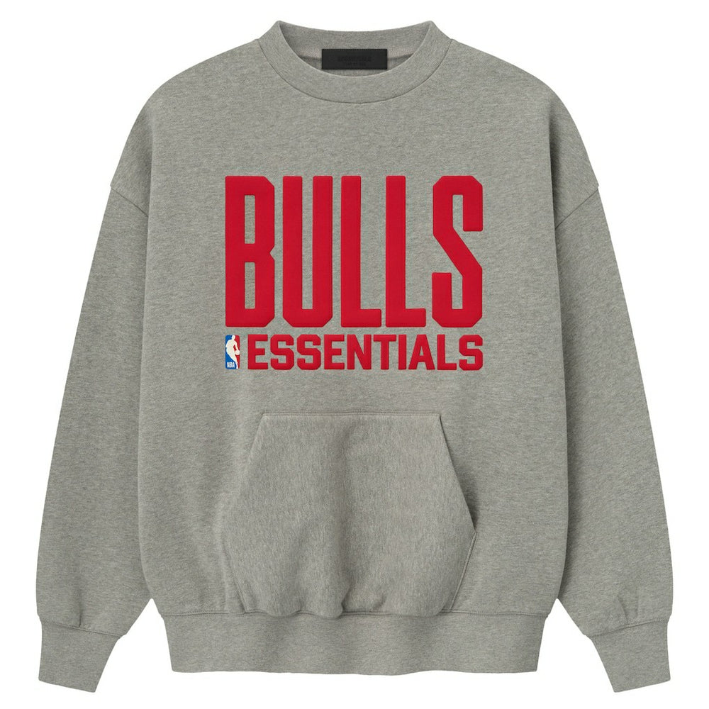 NBA - Chicago Bulls Fear of God x NBA Unisex Sport Sweatshirt - Heather Gray