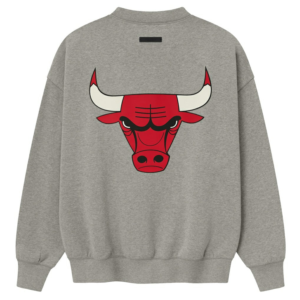 NBA - Chicago Bulls Fear of God x NBA Unisex Sport Sweatshirt - Heather Gray