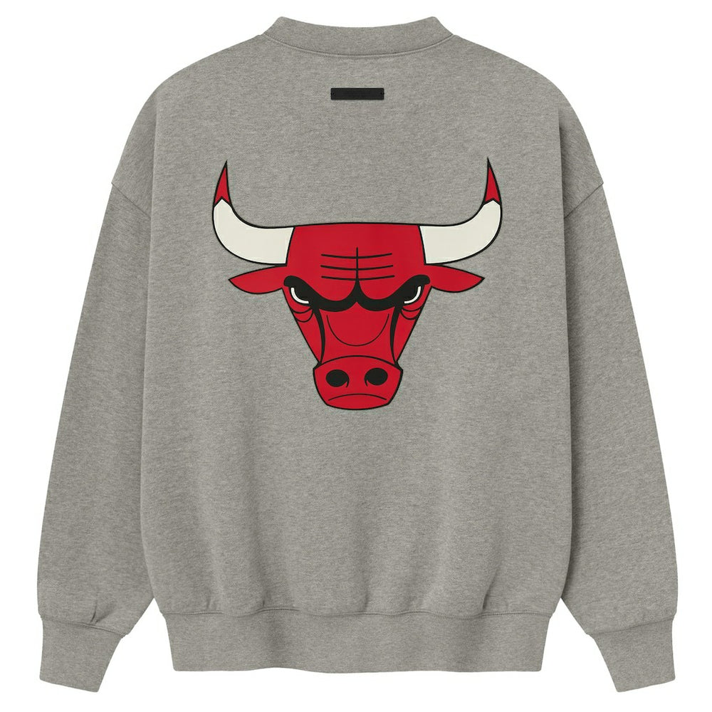 NBA - Chicago Bulls Fear of God x NBA Unisex Sport Sweatshirt - Heather Gray
