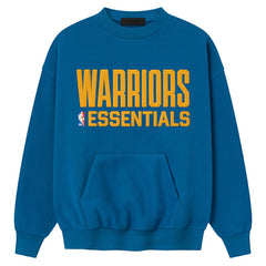 NBA - Golden State Warriors Fear of God x NBA Unisex Sport Sweatshirt - Royal